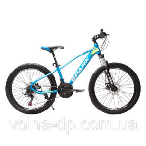 Велосипед SPARK SHARP JR. (колеса — 24", сталева рама — 12") синій