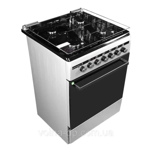 Плита газоелектрична Grunhelm FLG6612G Сіра