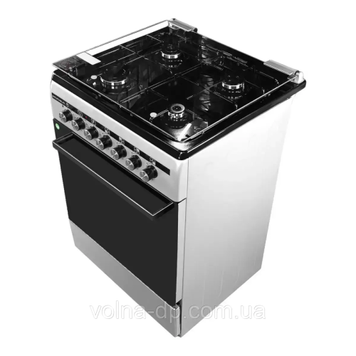 Плита газоелектрична Grunhelm FLG6612G Сіра