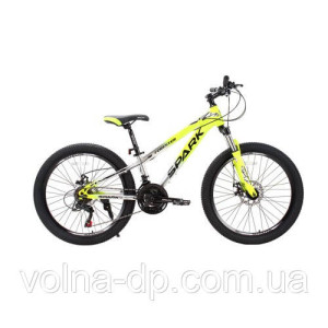 Велосипед SPARK FORESTER JR. (колеса — 24", сталева рама — 11") жовтий із сірим