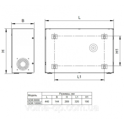 Стабілізатор напруги Aruna SDR 8000 Стабілізатор напруги Aruna SDR 8000