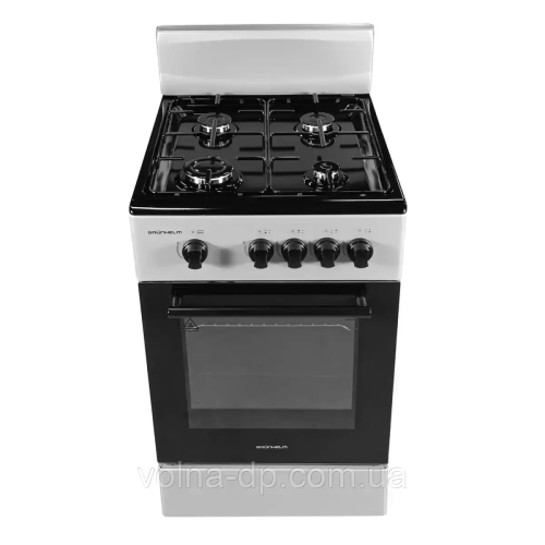 Плита газова Grunhelm G4F6600GB сіра