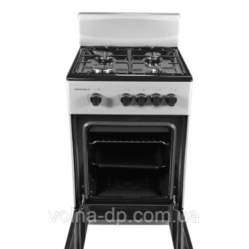 Плита газова Grunhelm G4F6600GB сіра