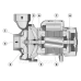 Відцентровий насос Pedrollo HFm 6B (оригінал) Відцентровий насос Pedrollo HFm 6B (оригінал)