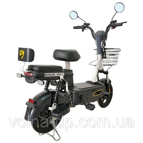 Велосипед з електромотором SPARK VOLT 14" 48 V / 400 W / 12 Ah Чорний Велосипед з електромотором SPARK VOLT 14" 48 V / 400 W / 12 Ah Чорний