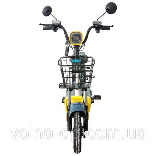 Велосипед з електромотором SPARK VOLT 14" 48 V / 400 W / 12 Ah Синій з жовтим Велосипед з електромотором SPARK VOLT 14" 48 V / 400 W / 12 Ah Синій з жовтим