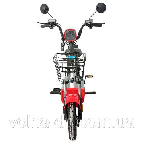 Велосипед з електромотором SPARK VOLT 14" 48 V / 400 W / 12 Ah Червоний із синім Велосипед з електромотором SPARK VOLT 14" 48 V / 400 W / 12 Ah Червоний із синім