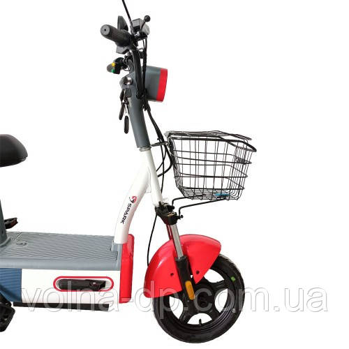 Велосипед з електромотором SPARK VOLT 14" 48 V / 400 W / 12 Ah Червоний із синім Велосипед з електромотором SPARK VOLT 14" 48 V / 400 W / 12 Ah Червоний із синім