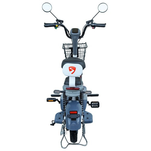 Велосипед з електромотором SPARK VOLT 14" 48 V / 400 W / 12 Ah Червоний із синім