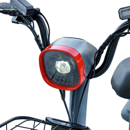 Велосипед з електромотором SPARK VOLT 14" 48 V / 400 W / 12 Ah Червоний із синім