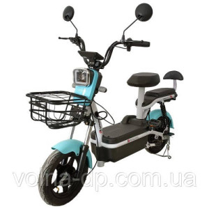 Велосипед з електромотором SPARK CITY 14" 48V/500W/20Ah Блакитний