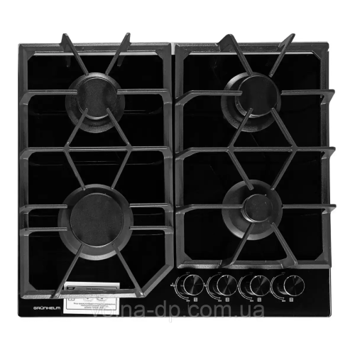Варочная газовая поверхность GHG 0434 MB Grunhelm Варочная газовая поверхность GHG 0434 MB Grunhelm