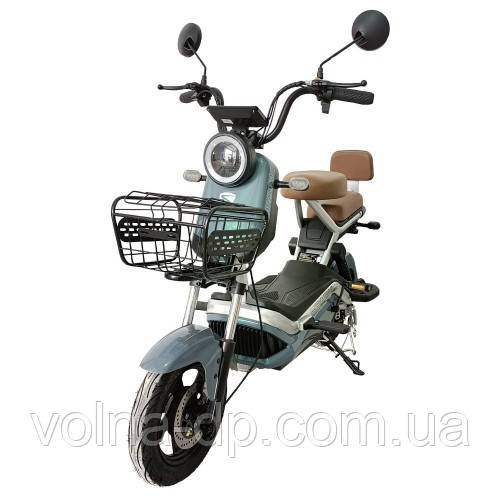 Велосипед з електромотором SPARK GLIDE 14" 60 V / 500 W / 20 Ah Зелений шавлія Велосипед з електромотором SPARK GLIDE 14" 60 V / 500 W / 20 Ah Зелений шавлія