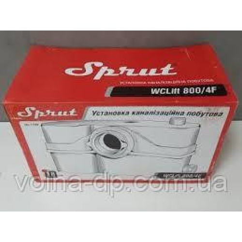 Установка каналізаційна побутова NPO WCLift 800/4F