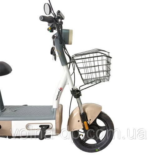 Велосипед з електромотором SPARK VOLT 14" 48 V / 400 W / 12 Ah Бежевий Велосипед з електромотором SPARK VOLT 14" 48 V / 400 W / 12 Ah Бежевий