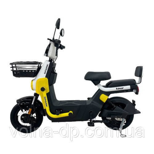 Велосипед з електромотором SPARK TOUR 14" 60 V/500W/20Ah Білий Велосипед з електромотором SPARK TOUR 14" 60 V/500W/20Ah Білий