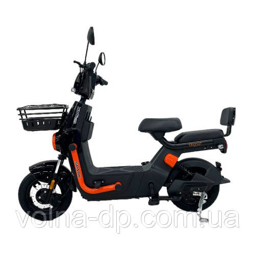 Велосипед з електромотором SPARK TOUR 14" 60V/500W/20Ah Чорний з жовтогарячим Велосипед з електромотором SPARK TOUR 14" 60V/500W/20Ah Чорний з жовтогарячим
