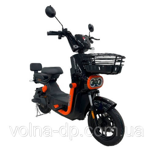 Велосипед з електромотором SPARK TOUR 14" 60V/500W/20Ah Чорний з жовтогарячим Велосипед з електромотором SPARK TOUR 14" 60V/500W/20Ah Чорний з жовтогарячим