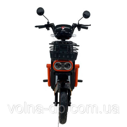 Велосипед з електромотором SPARK TOUR 14" 60V/500W/20Ah Чорний з жовтогарячим Велосипед з електромотором SPARK TOUR 14" 60V/500W/20Ah Чорний з жовтогарячим