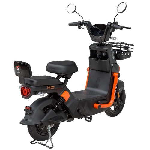 Велосипед з електромотором SPARK TOUR 14" 60V/500W/20Ah Чорний з жовтогарячим Велосипед з електромотором SPARK TOUR 14" 60V/500W/20Ah Чорний з жовтогарячим