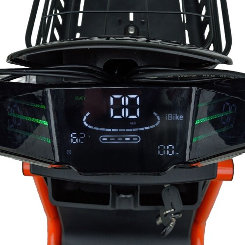 Велосипед з електромотором SPARK TOUR 14" 60V/500W/20Ah Чорний з жовтогарячим Велосипед з електромотором SPARK TOUR 14" 60V/500W/20Ah Чорний з жовтогарячим