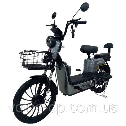 Велосипед з електромотором SPARK RIDER 14" 48V/500W/20Ah Сірий Велосипед з електромотором SPARK RIDER 14" 48V/500W/20Ah Сірий