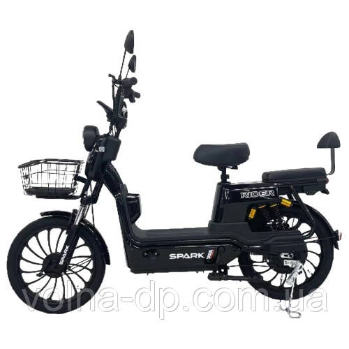 Велосипед з електромотором SPARK RIDER 14" 48V/500W/20Ah Чорний Велосипед з електромотором SPARK RIDER 14" 48V/500W/20Ah Чорний