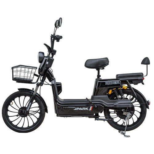 Велосипед з електромотором SPARK RIDER 14" 48V/500W/20Ah Чорний Велосипед з електромотором SPARK RIDER 14" 48V/500W/20Ah Чорний