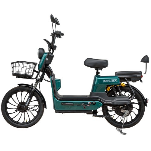 Велосипед з електромотором SPARK RIDER 14" 48V/500W/20Ah Зелений Велосипед з електромотором SPARK RIDER 14" 48V/500W/20Ah Зелений