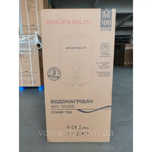 Водонагреватель Grunhelm WH-100RD, 100 л. 1500 Вт Grunhelm (Бойлер)