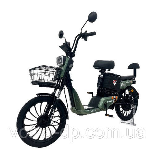 Велосипед з електромотором SPARK RIDER PRO 14" 48 V / 650 W / 20 Ah Зелений Велосипед з електромотором SPARK RIDER PRO 14" 48 V / 650 W / 20 Ah Зелений