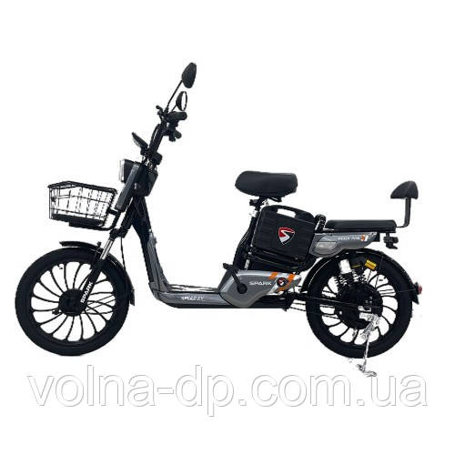 Велосипед з електромотором SPARK RIDER PRO 14" 48 V / 650 W / 20 Ah Сірий Велосипед з електромотором SPARK RIDER PRO 14" 48 V / 650 W / 20 Ah Сірий