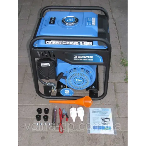 Інверторний генератор ГАЗ/БЕНЗИН Zegor OPEN4500D