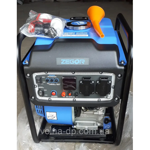 Інверторний генератор 4.5 Квт Zegor DIN-OPEN4500 Інверторний генератор 4.5 Квт Zegor DIN-OPEN4500