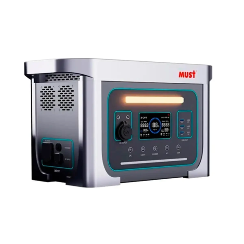 Зарядна станція Must EM181-EM1024S 1000W LiFePO4 LCD 12VDC PV 25A MPPT 230V