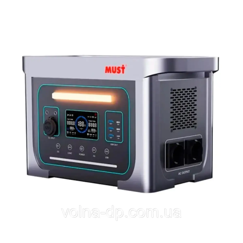 Зарядна станція Must EM181-EM1024S 1000W LiFePO4 LCD 12VDC PV 25A MPPT 230V Зарядна станція Must EM181-EM1024S 1000W LiFePO4 LCD 12VDC PV 25A MPPT 230V