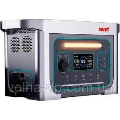 Зарядна станція Must EM181-EM1024S 1000W LiFePO4 LCD 12VDC PV 25A MPPT 230V Зарядна станція Must EM181-EM1024S 1000W LiFePO4 LCD 12VDC PV 25A MPPT 230V