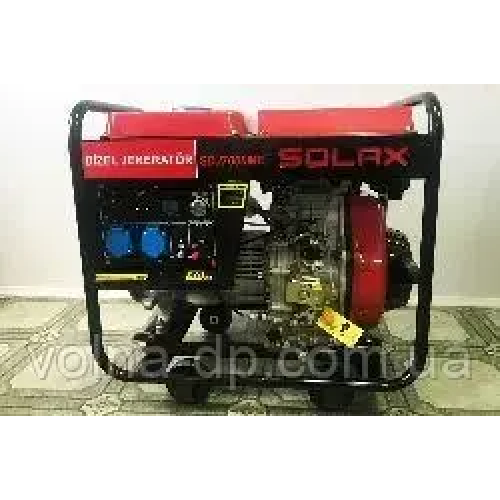 Дизельний генератор SOLAX SDJ7000ME(4.6-5квт) єлектростартер Дизельний генератор SOLAX SDJ7000ME(4.6-5квт) єлектростартер
