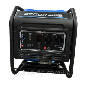 Інверторний генератор газобензиновий  ZEGOR DIN-OPEN 6000Dгаз+бензин