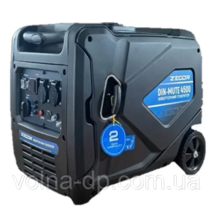 Інверторний бензиновий генератор ZEGOR DIN-MUTE4500(4.2-4.5 квт)
