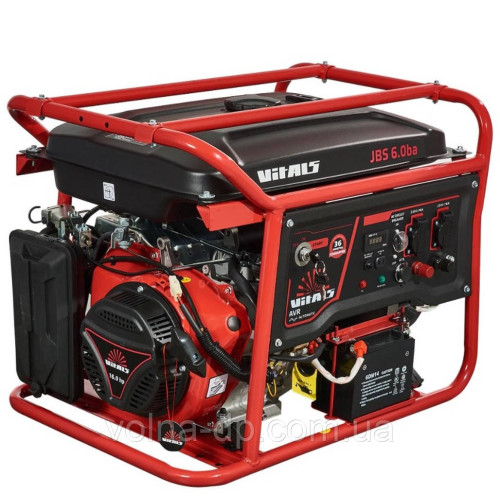 Генератор бензиновий Vitals JBS 6.0ba (6.5 квт-автозапуск) ПЕРЕМОГИ ШТОВНА ДОСТАВКА