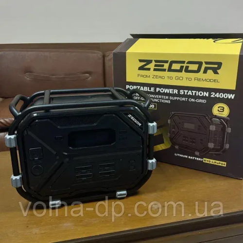 Зарядна станція Zegor YC2400 (2400 Вт, 2621 Вт/год) Зарядна станція Zegor YC2400 (2400 Вт, 2621 Вт/год)