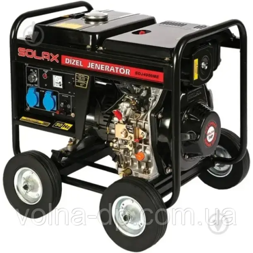 Дизельний генератор SOLAX SDJ4000M (2.8/3 кВт, 1ф) Дизельний генератор SOLAX SDJ4000M (2.8/3 кВт, 1ф)
