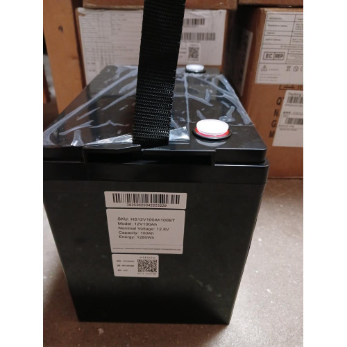 Акумулятор Humsienk 12V LiFePO4 100Ah Bluetooth 100Ah BMS 110A (літій-залізо-фосфатний) Акумулятор Humsienk 12V LiFePO4 100Ah Bluetooth 100Ah BMS 110A (літій-залізо-фосфатний)