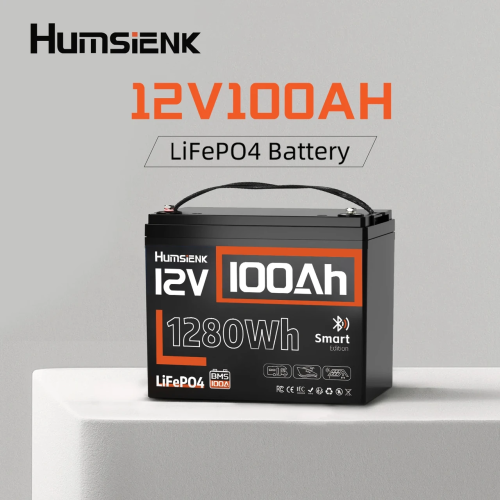 Акумулятор Humsienk 12V LiFePO4 100Ah Bluetooth 100Ah BMS 110A (літій-залізо-фосфатний) Акумулятор Humsienk 12V LiFePO4 100Ah Bluetooth 100Ah BMS 110A (літій-залізо-фосфатний)