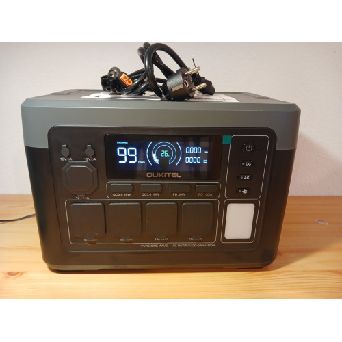 Зарядна станція Oukitel P1000E Plus / 1800 Вт / 1024 Вт год / LiFePO4