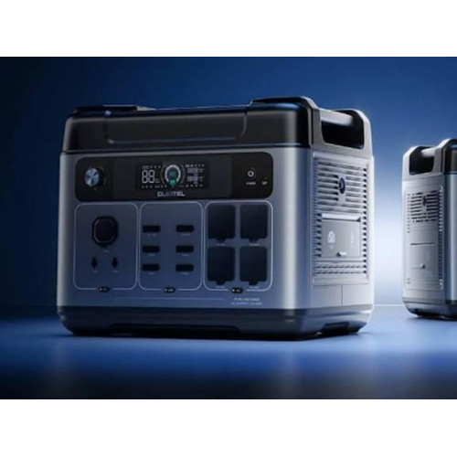 Портативная электростанция OUKITEL P2001 Plus, выходная мощность переменного тока 2400 Вт, аккумулятор LiFePO4 ёмкостью 2048 Вт·ч,
