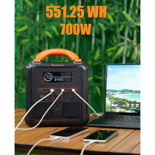 Портативна електростанція Newsmy S1210, потужністю 1200 Вт, LiFeP04, 1102,5 Вт·год