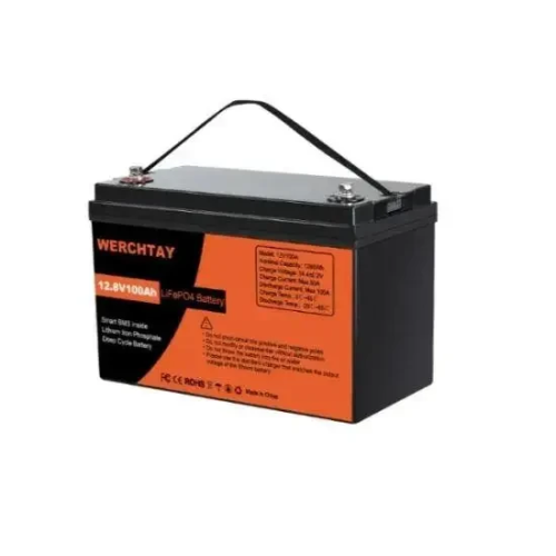 Акумуляторна батарея Werchtay12V 100AH LiFePO4 Bluetooth 100A BMS Boat Solar 15,000+ цикл