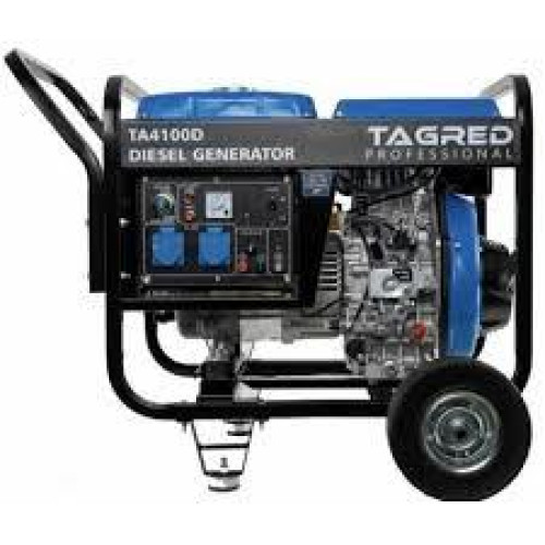 Дизельний генератор TAGRED TA4100D 3.8 квт з єлектростартером